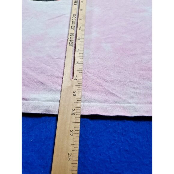 Nirvana T-Shirt Men's Small Short Sleeve Music Smiley Graphic Tie Dye Pink - Picture 6 of 14